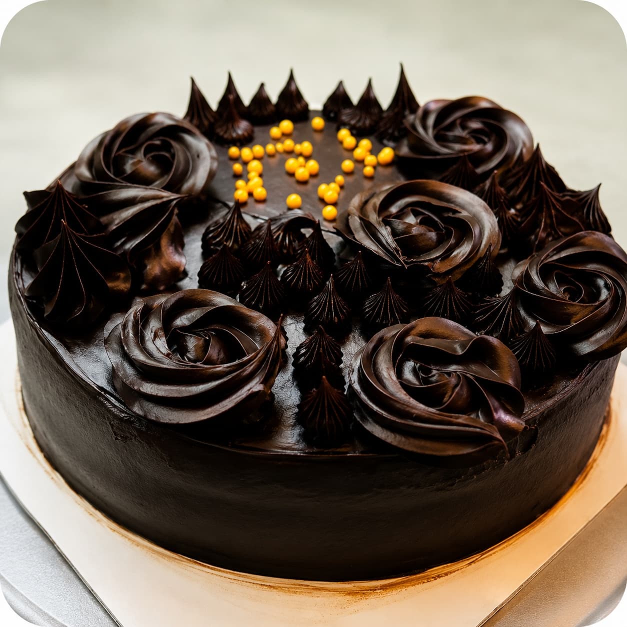 Classic Chocolate Truffle Cake