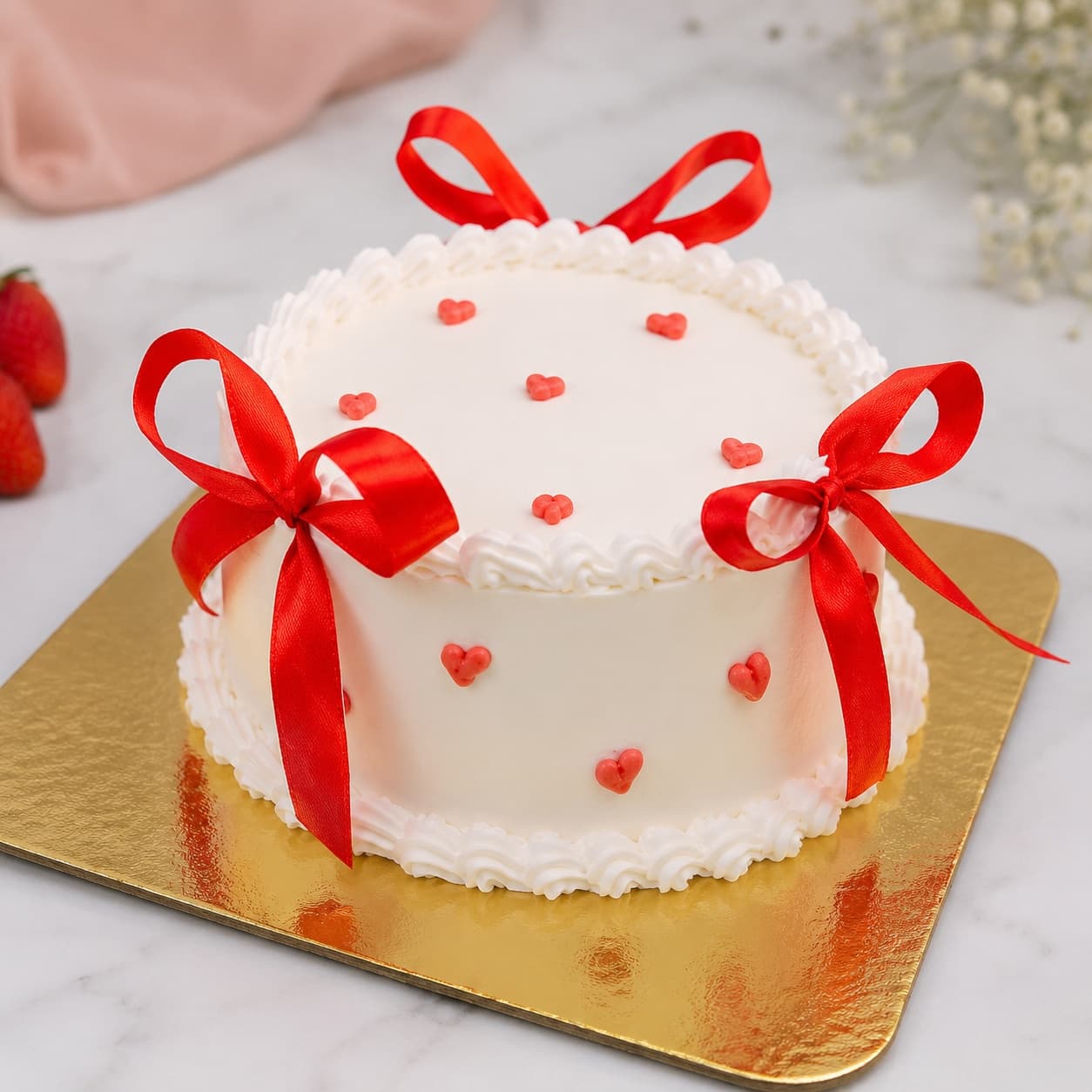 Fresh Strawberry Cake